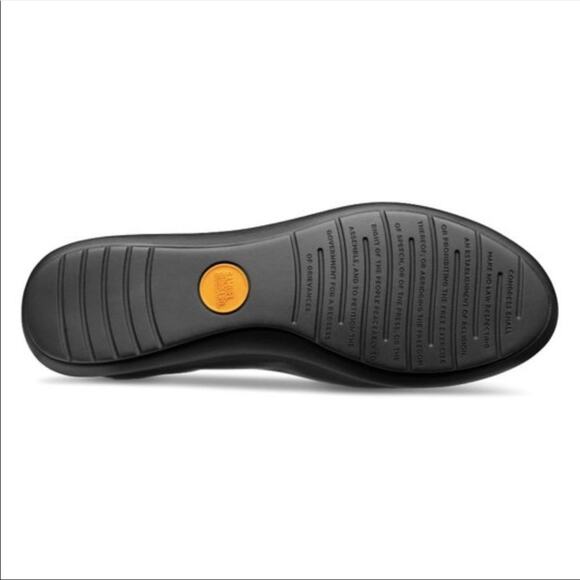 Samuel Hubbard Freedom Dance Black Leather Flats Slip On Women Size 9M - Picture 3 of 8